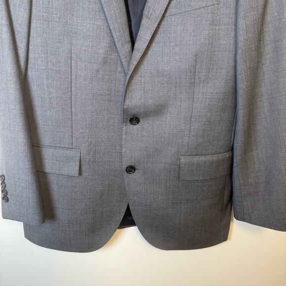 J.Crew Ludlow Tollegno 1900 Dark Gray Italian Wool Suit Jacket Size 40R NWT - Picture 3 of 12